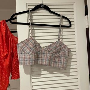 Knit corset top from Zara